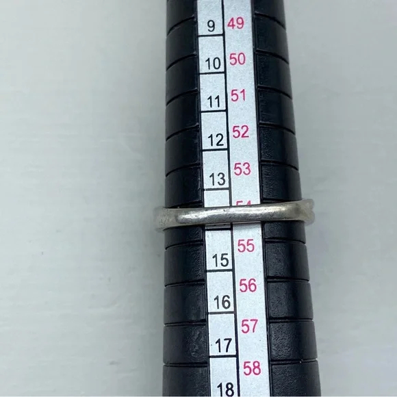 JJ Sterling Silver Heart with Diamond Illusion Setting Statement Ring - Picture 5 of 10